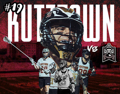 Kutztown University Club Men's Lacrosse Graphics