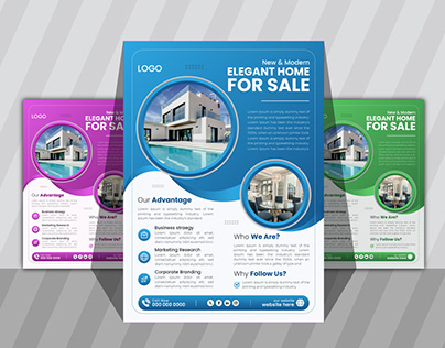 Professional Flyer design for Real-Estate Business.