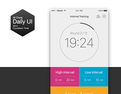 Daily UI Challenge #014 Countdown Timer