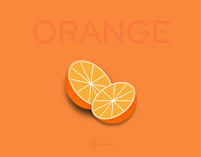 Vibrant Orange: Illustration Showcase