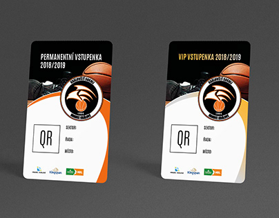 Basketball season ticket design