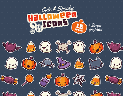 Cute Halloween Icons