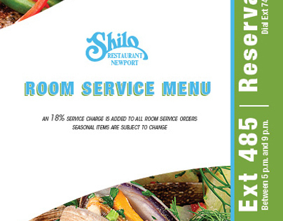Shilo Restaurant Newport Oregon Hotel room service menu