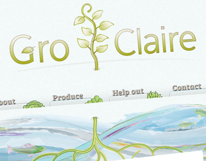 Gro Claire Website Design