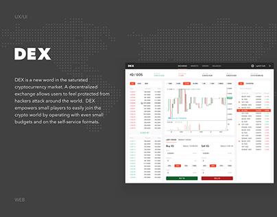 DEX - Cryptocurrency Trading Platform