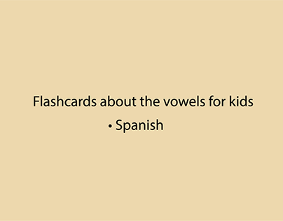 Flashcards para niños