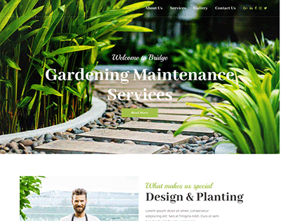 Gardening Wordpress Webiste
