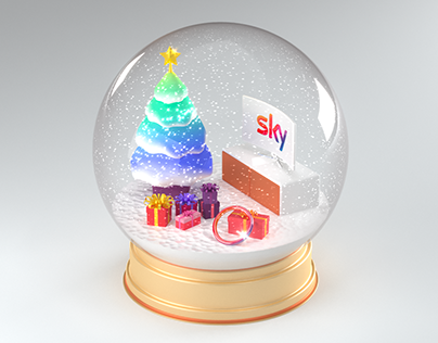 Sky Q Christmas globe exploration