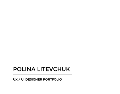 Portfolio Polina Litevchuk