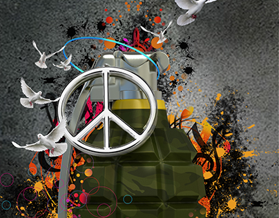 War and Peace Photoshop project