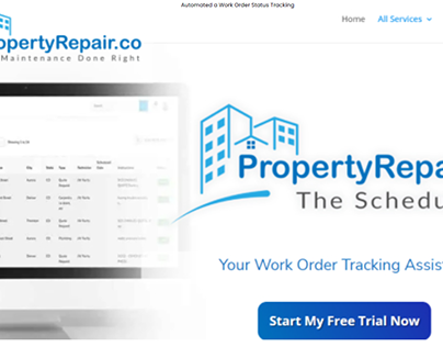 PropertyRepair. Automated a Work Order Status Tracking