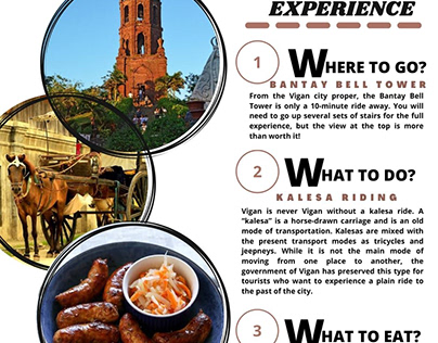 3 W's to Experience in Vigan