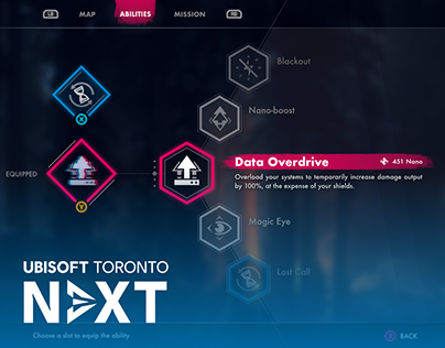 Ubisoft Toronto NEXT 2019 - Game UI Design