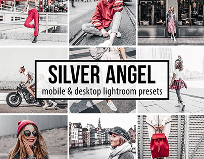 Mobile & Desktop Lightroom Preset Silver Angel