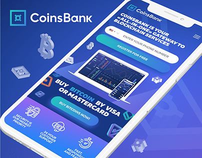 CoinsBank redesign