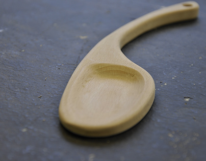 Hand Carved Cooking Utensil
