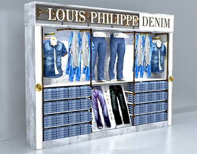 Louis Philippe retail identity on Behance