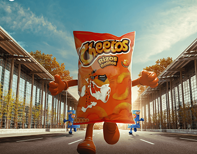 design social media graphics a company cheetos