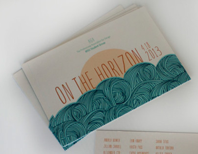 On the Horizon // Postcard Design
