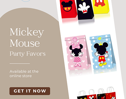 Mickey Mouse Party Favors from Easy Favors