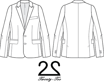 Menswear Jacket 'TWENTY-TOO', season AW16/17