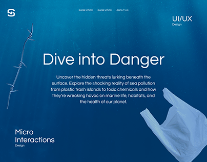 Dying Sea | Interactive Website UI
