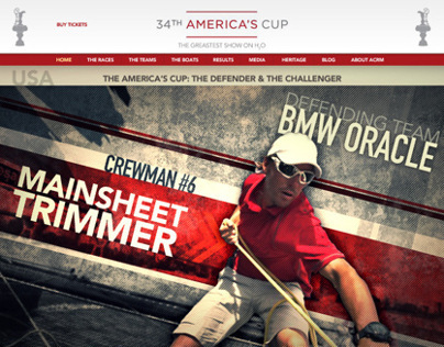 America's Cup - Website