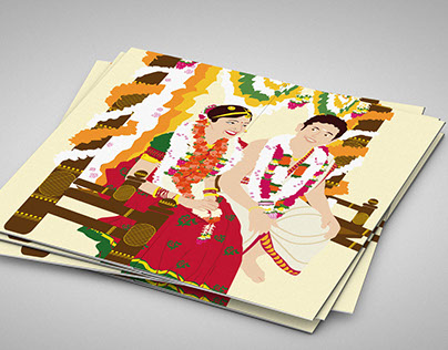 Indian wedding invite: Tamil style