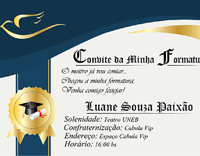 Convite - Diploma Formatura