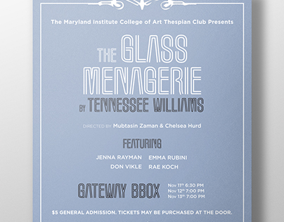 The Glass Menagerie Promotional Material