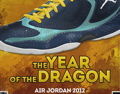 Air Jordan 2012 "Year of the Dragon" Poster