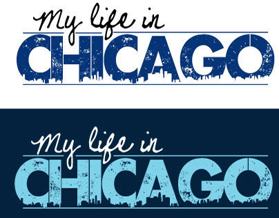 My Life in Chicago Logo Design (unused)