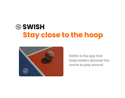 (UI Design) SWISH Basketball App