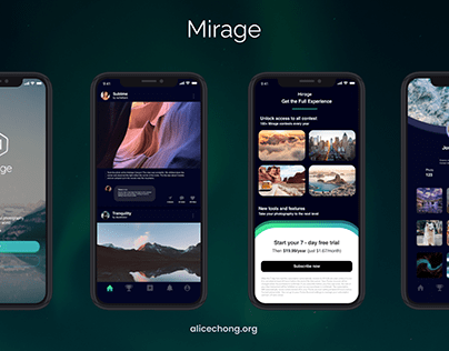 Mirage App Mockup