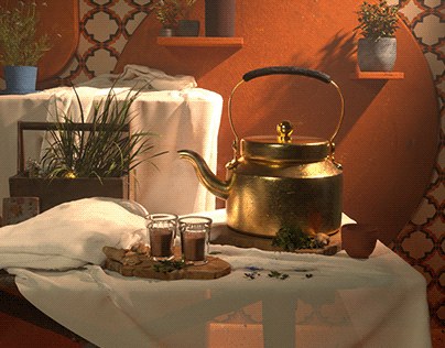 Project thumbnail - Still Life Render - Chai is life!