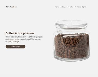 Coffee-Beans Landing Page