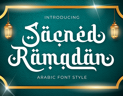 Sacred Ramdhan – Arabic Font Style
