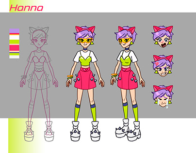 Дизайн персонажей для анимационного сериала