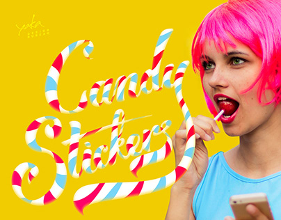 Candy Stickers | Messenger app