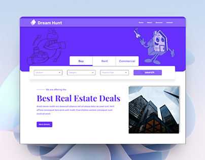 Dream Hunt real estate website