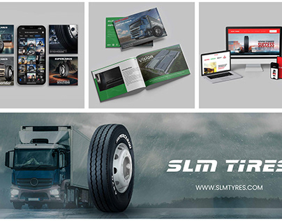 Social Post, Brochure & Logo Design For (SLM TIRES)