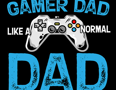 Mens Gamer Dad Like A Normal Dad T-Shirt