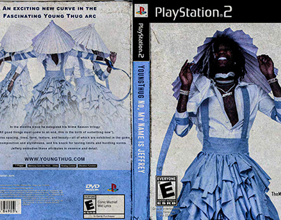 PS2 games case Cover style of albums