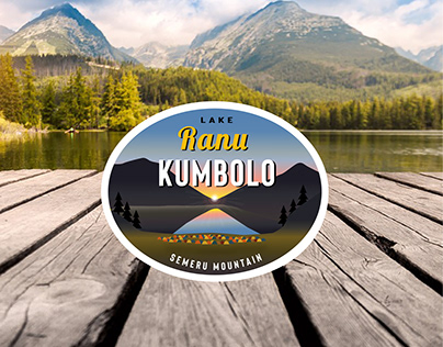 Badge and sticker Ranu Kumbolo