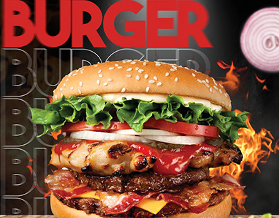 Burger Poster Design