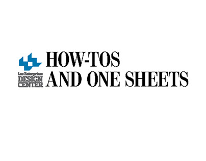 Lee Design Center How-tos and One Sheets