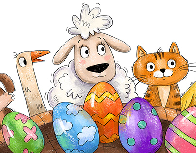 Easter book illustrations