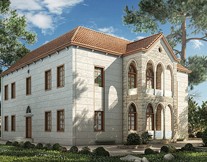 lebanese traditional design villa