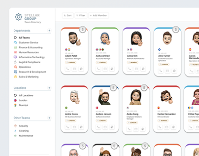 Team Directory | UI Design