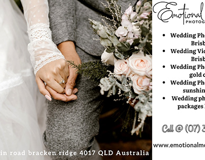 Wedding photography packages Brisbane